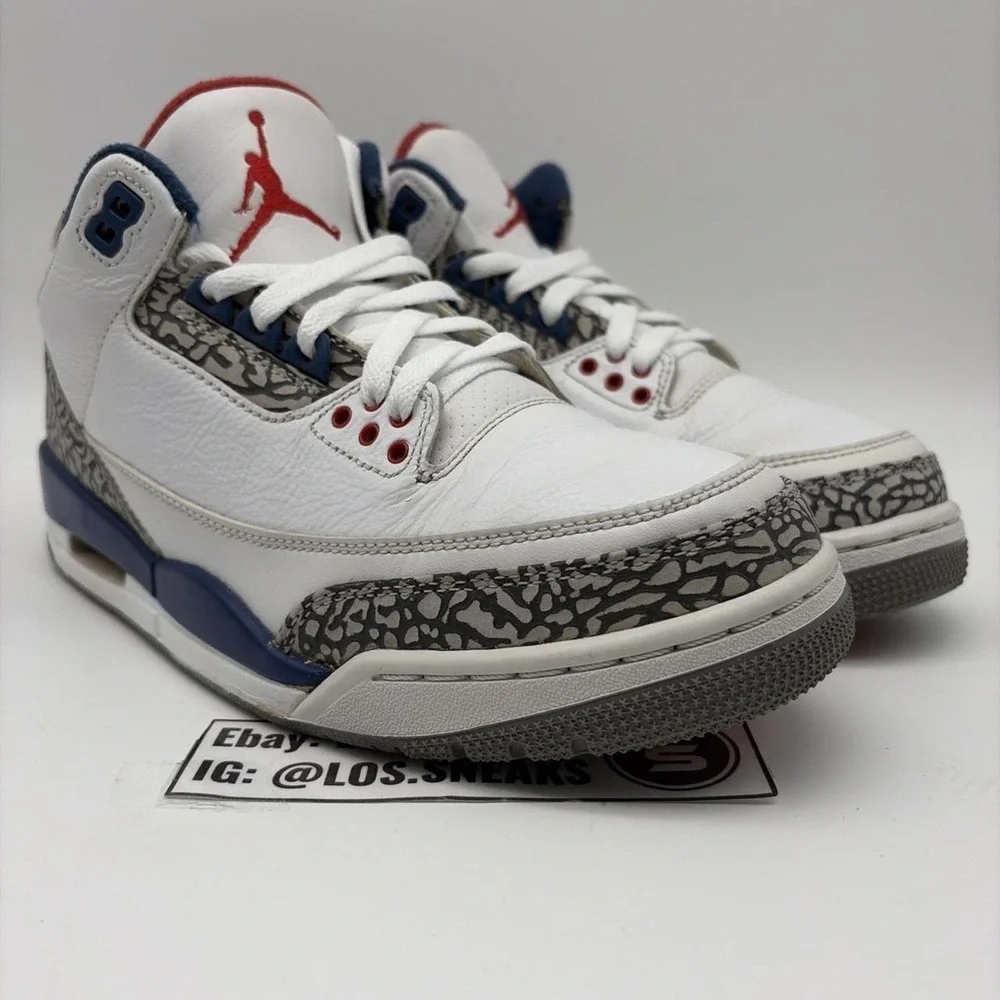 Size 8 - Jordan 3 Retro OG Mid True Blue (854262-106)